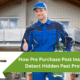 How Pre Purchase Pest Inspections Detect Hidden Pest Problems